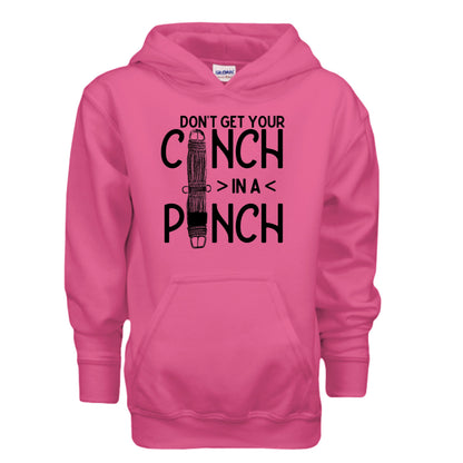 Don't Get Your Cinch In a Pinch Youth Hoodie