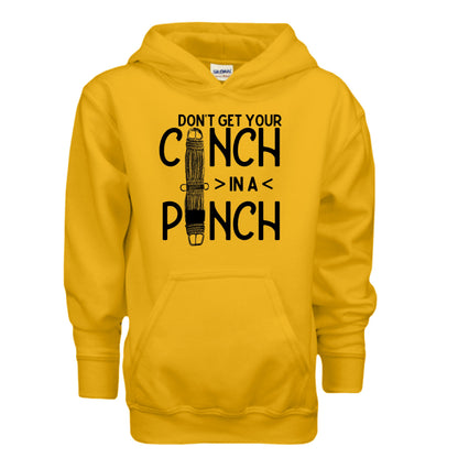 Don't Get Your Cinch In a Pinch Youth Hoodie