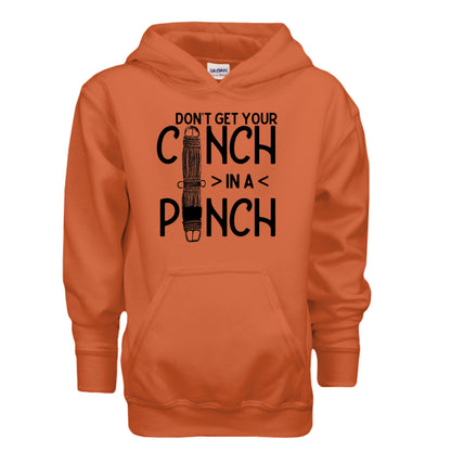 Don't Get Your Cinch In a Pinch Youth Hoodie