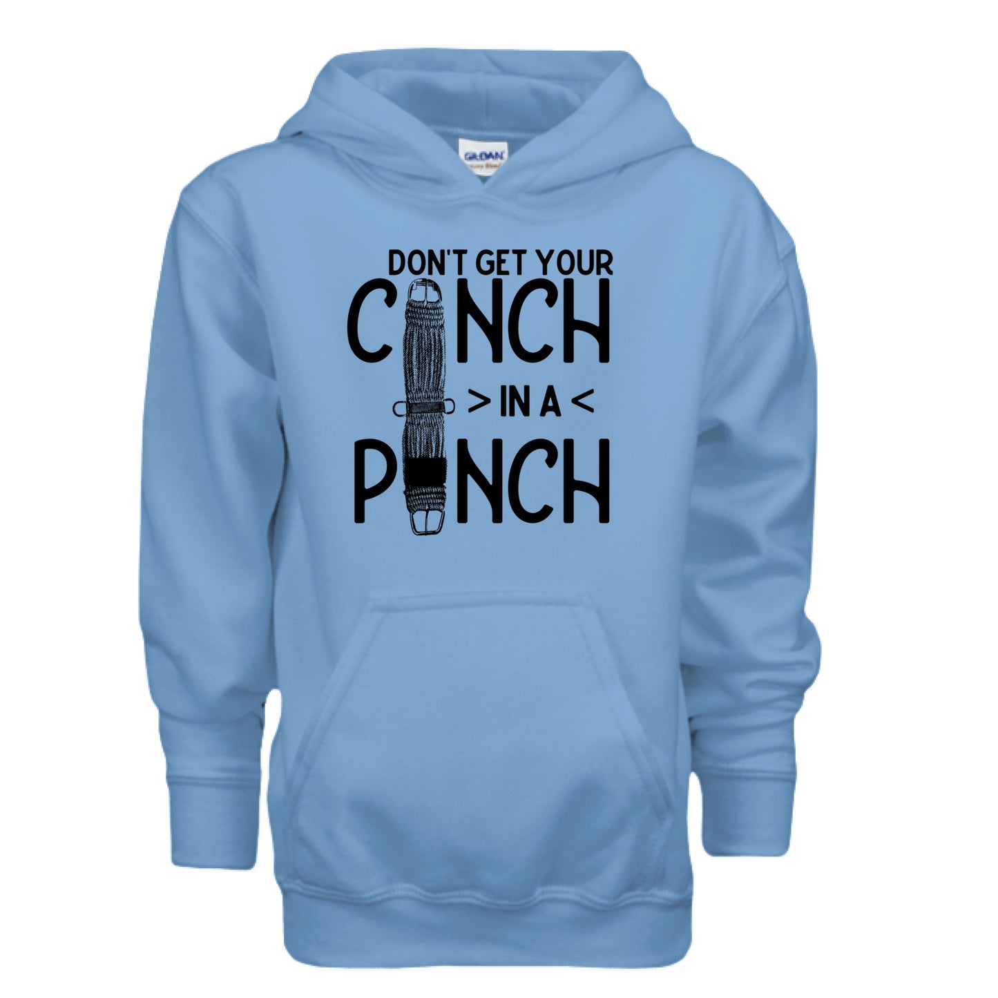 Don't Get Your Cinch In a Pinch Youth Hoodie