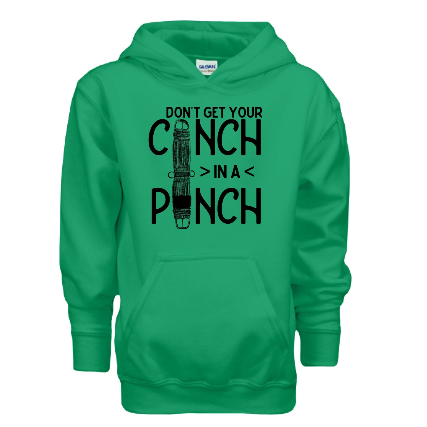 Don't Get Your Cinch In a Pinch Youth Hoodie