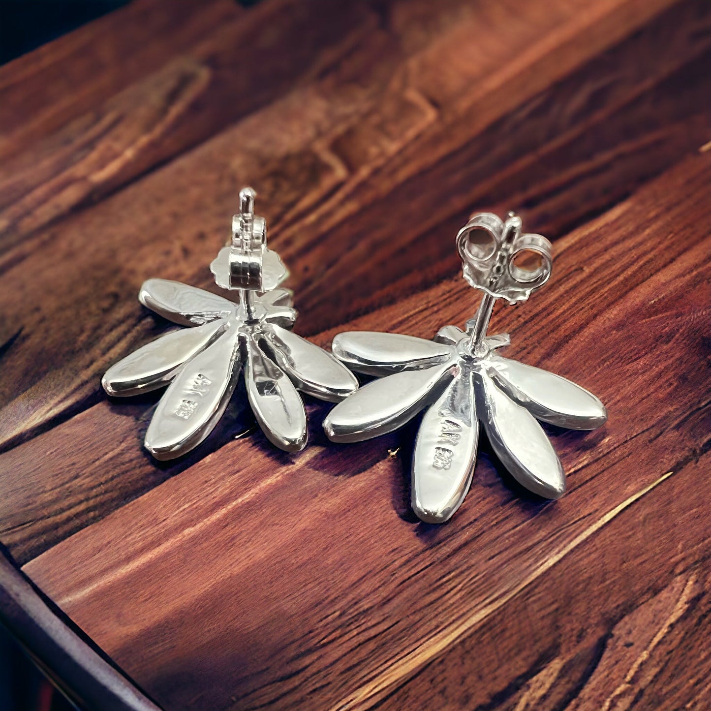 Opalite & Sterling Silver Post Earrings — Refined Western Daily Statement