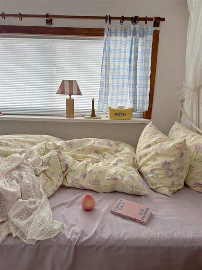 Grandmillennial Aesthetic Floral Duvet Cover Set