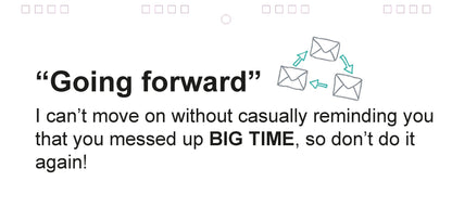 As Per My Last Email - Desk Spiral Flip Book - Funny Office Message Table Signs