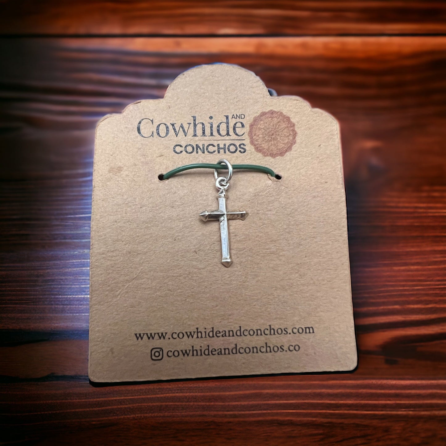 Petite Sterling Silver Cross Pendant/Charm — Timeless Faith Western Statement