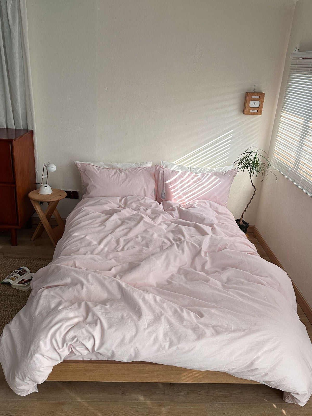 Light Pink Duvet Cover Set