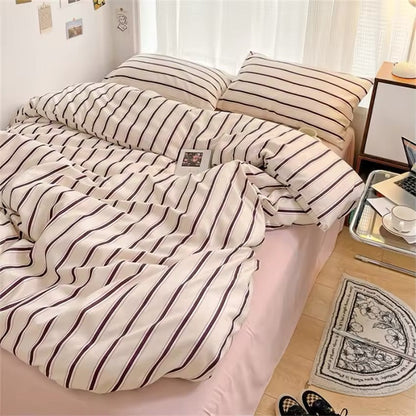Nordic Stripe Bedding Set