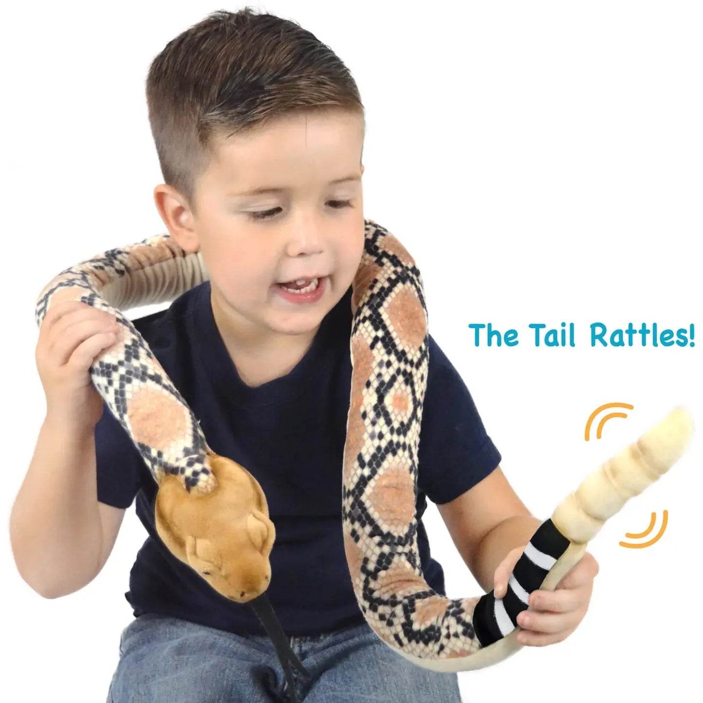 Rambo the Rattlesnake 4.5 ft Plush — Wild Western Desert Critter