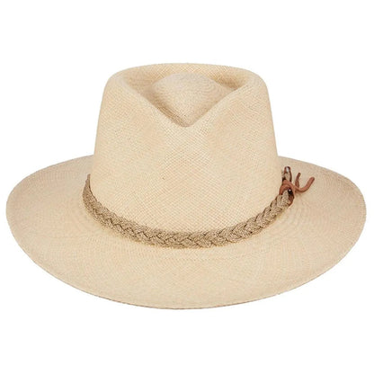 Scala Taos - Panama Straw Fedora Hat