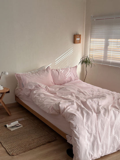 Light Pink Duvet Cover Set
