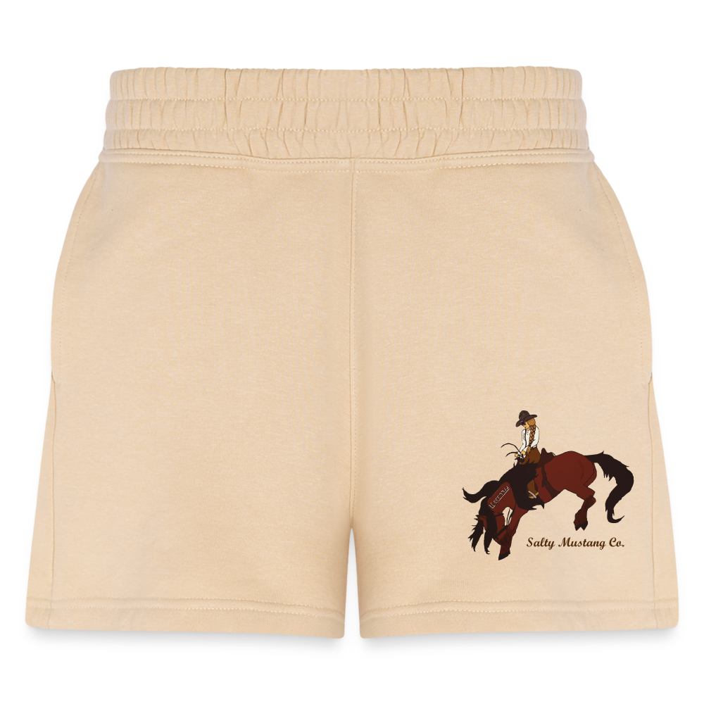 Salty Mustang Co. Women's Jogger Short - nude