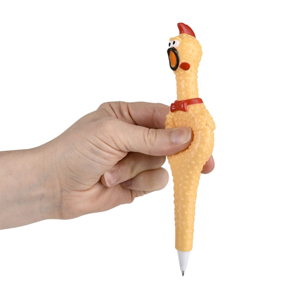 Case of 12 – 7" Rubber Chicken Pens 🐔 🖊️ (Yes… This Is Real Life😂) Funny Gag