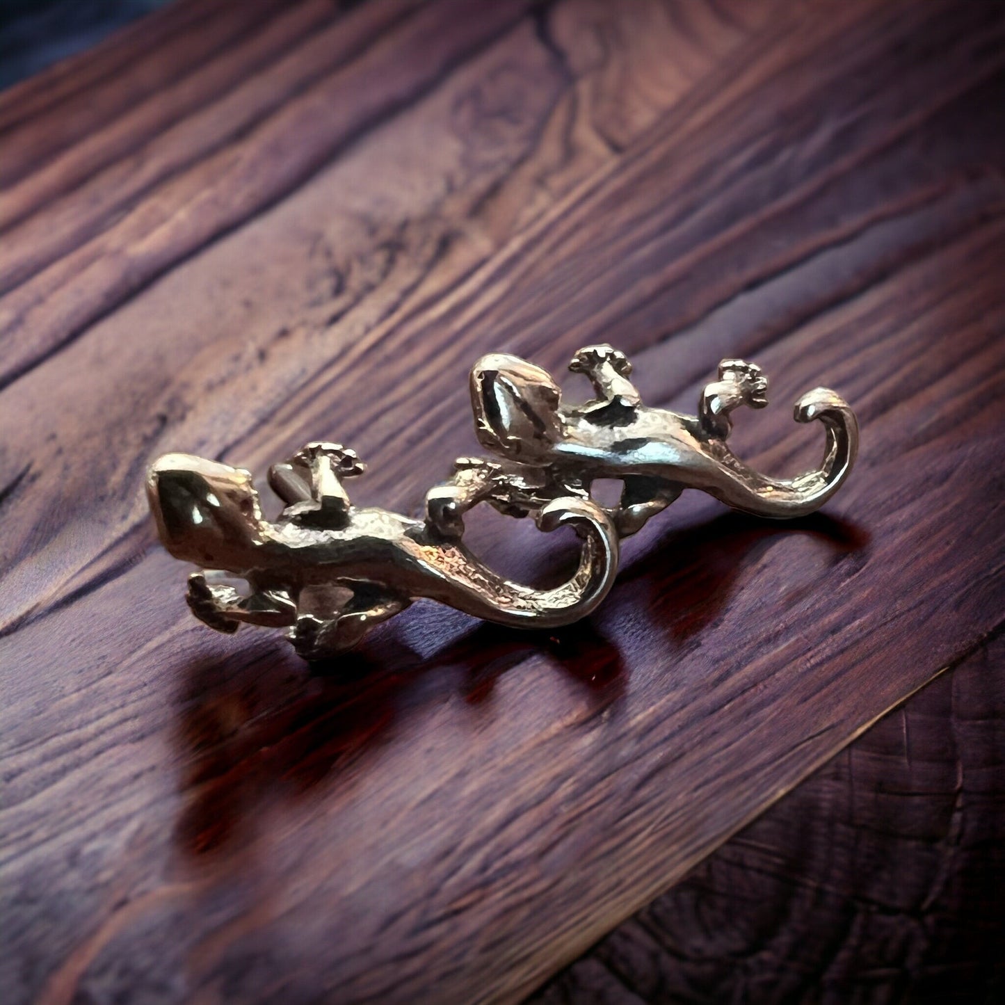Sterling Gecko Post Earrings
