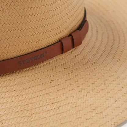 Stetson Limestone - Panama Straw Fedora Hat