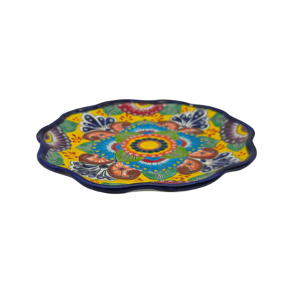 Talavera Plate | Hand-Painted Mexican Folk Art Dinnerware