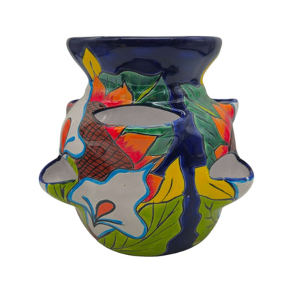 Talavera Strawberry Planter | Sunflower Lily Design