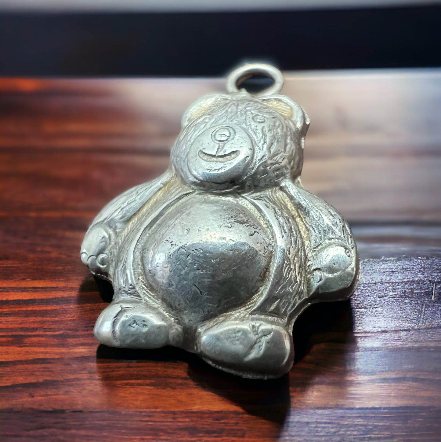 Sterling Silver Teddy Bear Charm/Pendant — Sentimental Family Gift Charm