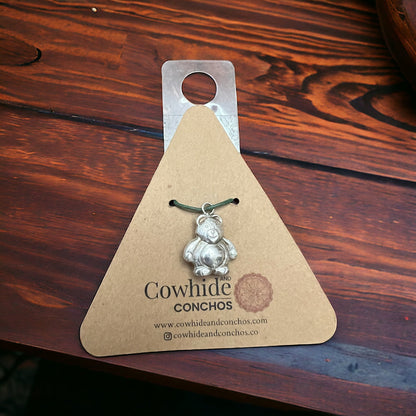 Sterling Silver Teddy Bear Charm/Pendant — Sentimental Family Gift Charm