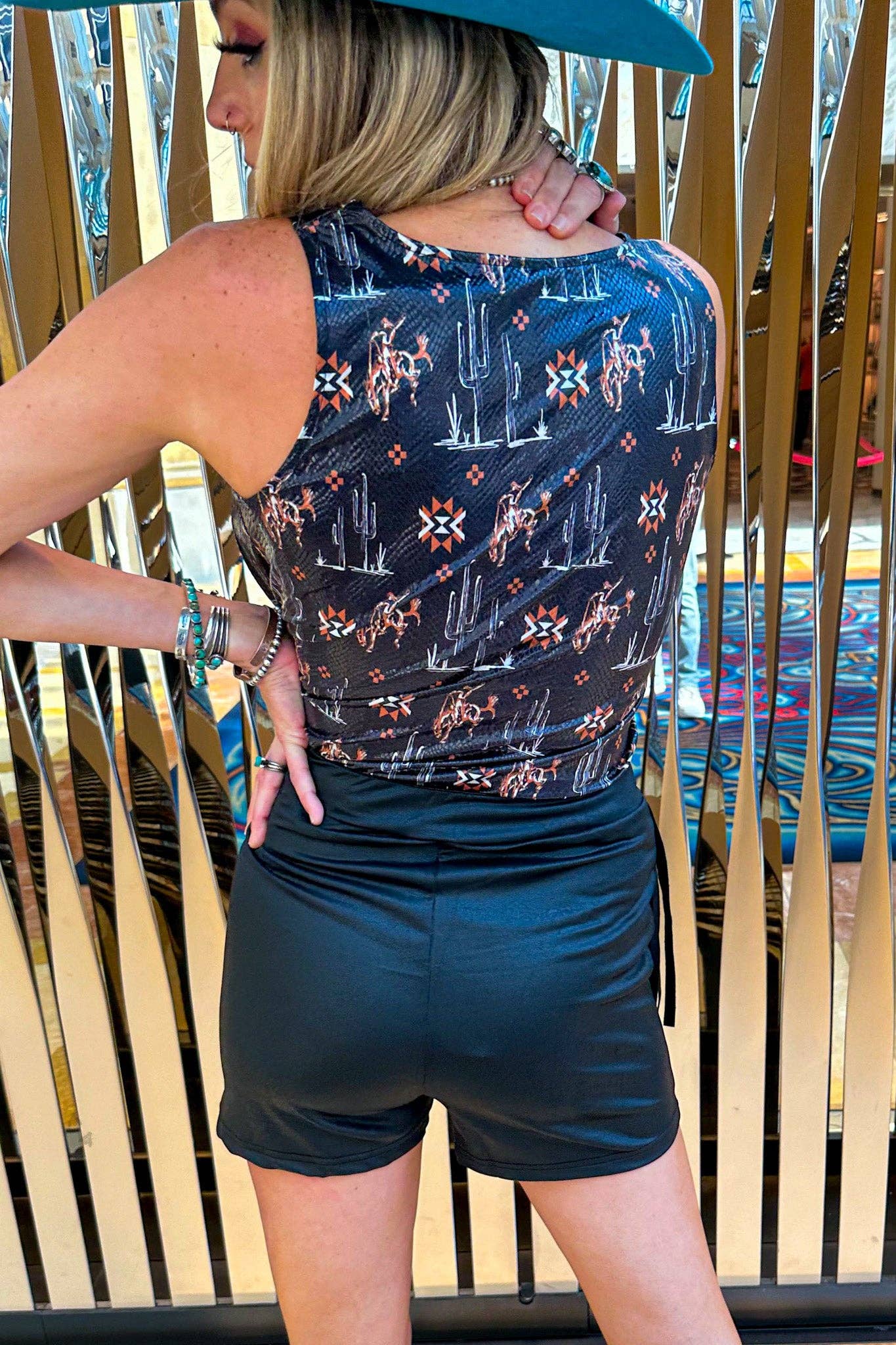 2 Fly Co "Round Up" Fringed Vegan Leather Western Skort — Honky Tonk Ready (Large available)