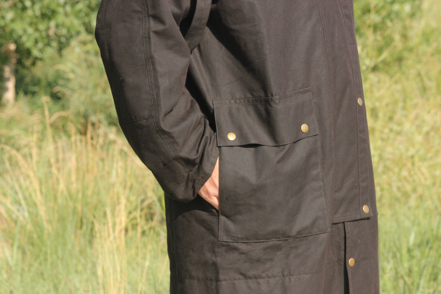 Yellowstone Ranchwear Full Length Oil Skin Duster