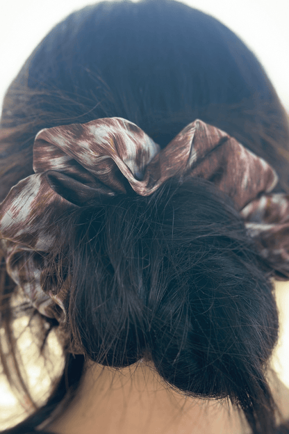 Up In Texas Western Scrunchie — Sterling Kreek Texas-Themed Hair Statement