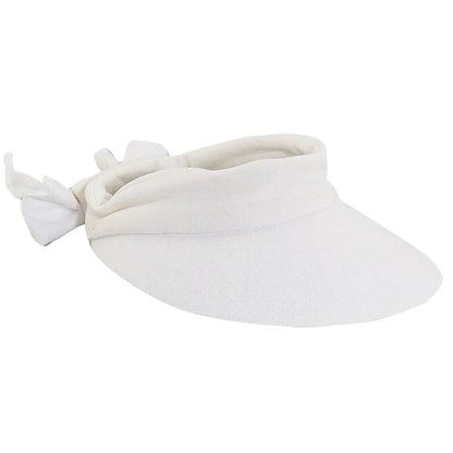 Scala Cotton Bow Visor - Womens Visor