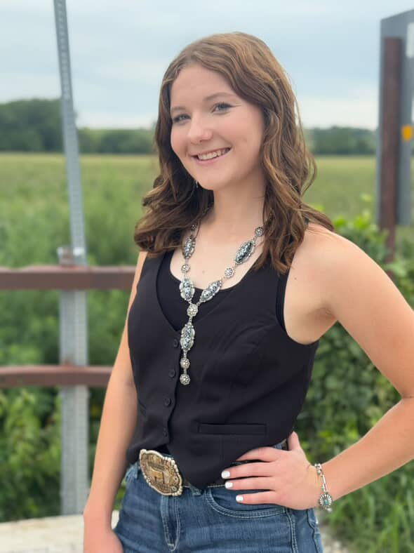 Western Faux White Buffalo Lariat Statement Necklace — 24 Inch Bold Statement