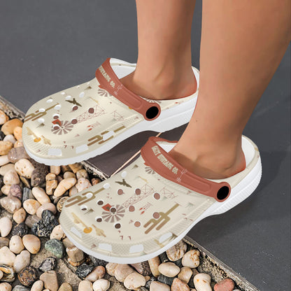 Salty Mustang Co. Desert Windmill Clogs