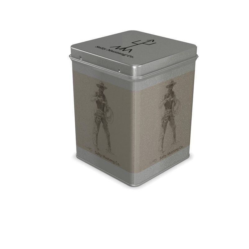 Cowboy Smoke Tin Tea Caddy