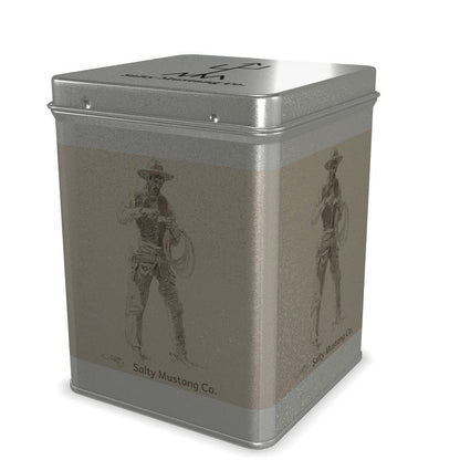 Cowboy Smoke Tin Tea Caddy