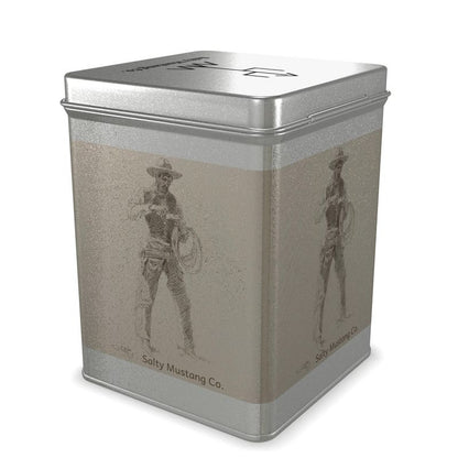 Cowboy Smoke Tin Tea Caddy