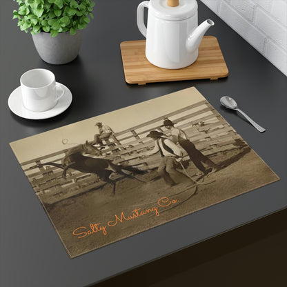 Cowboys in Corral Placemat, 1pc