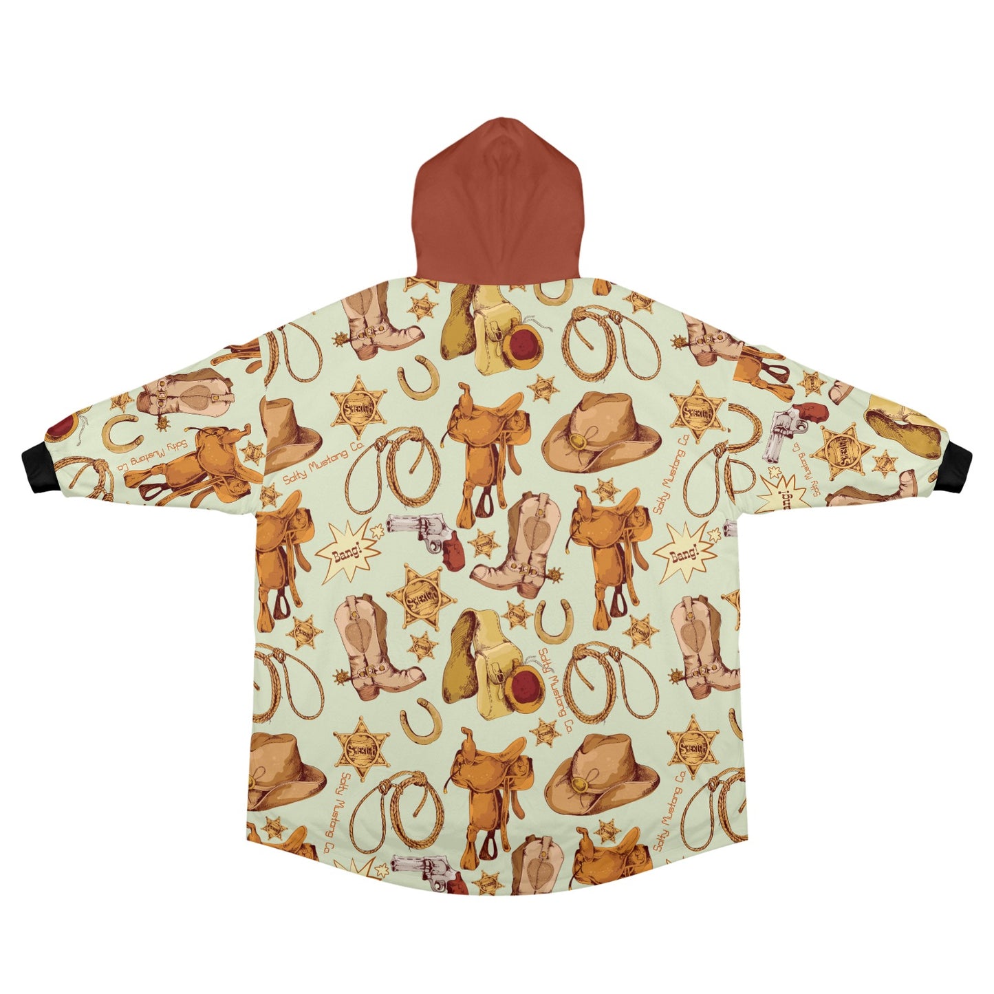 Cowboy Gear Blanket Hoodie