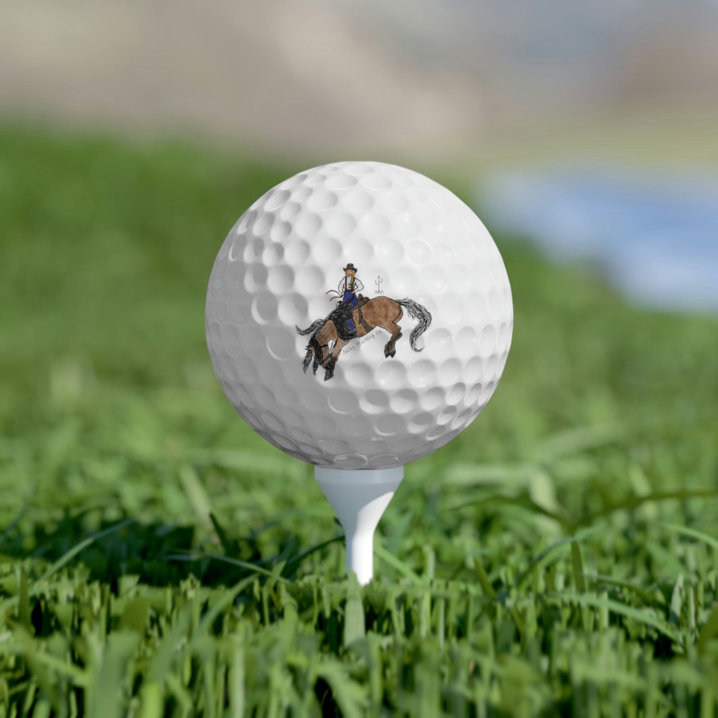 Salty Mustang Co. Golf Balls, 6pcs