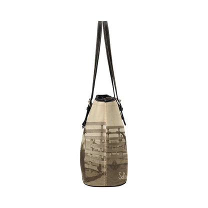 Cowboy Corral Leather Tote Bag